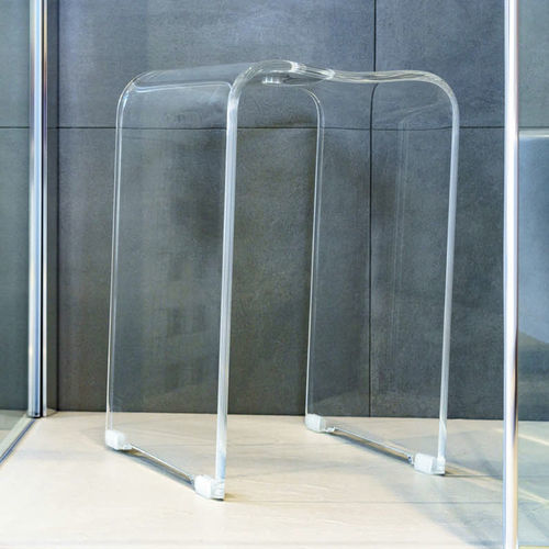 Sgabello contemporaneo - Ghost  - CIPI' - in acrilico / con supporto in acrilico / doppio
