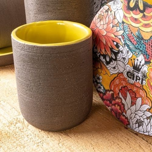 Portaspazzolino contract - Index Yellow Mustard - CIPI'