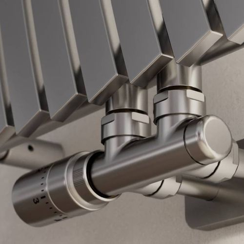 Valvola termostatica meccanica - 5991990320209 - CORDIVARI DESIGN - manuale / per radiatore / argentata