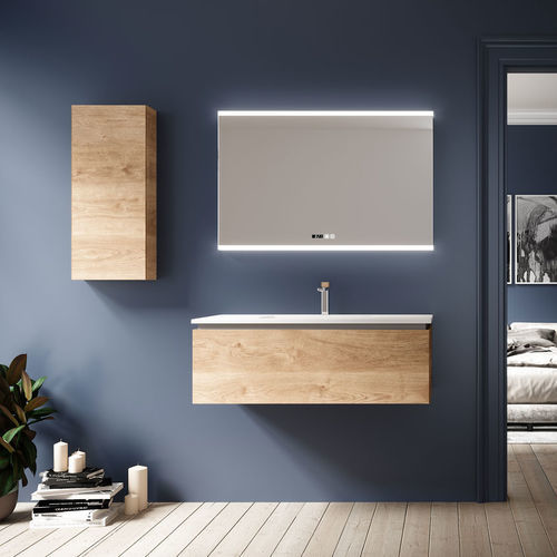 Mobile lavabo doppio - SIGMA - COYCAMA - sospeso / in MDF / contemporaneo