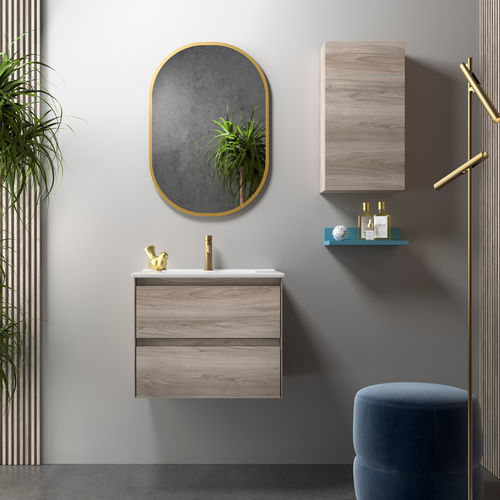 Mobile lavabo sospeso - PRAGA - COYCAMA - in MDF / contemporaneo / senza ante