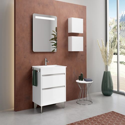 Mobile lavabo da appoggio - BERNA - COYCAMA - in MDF / contemporaneo / senza ante