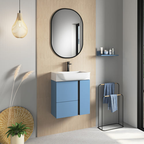 Mobile lavabo sospeso - VERSA - COYCAMA - in MDF / contemporaneo / con sportello