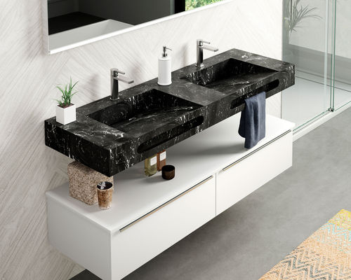 Piano lavabo in pietra naturale - ATIKA - COYCAMA