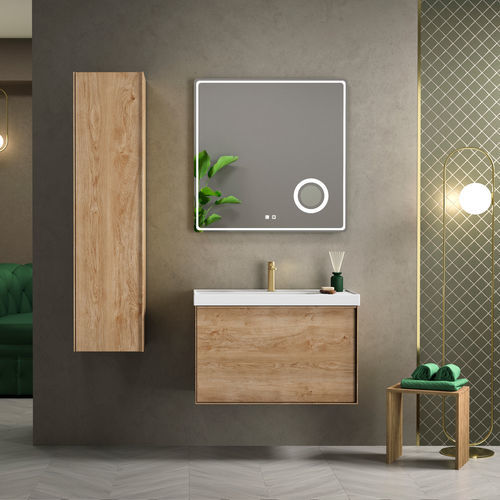 Mobile lavabo sospeso - BERLIN - COYCAMA - in MDF / contemporaneo / con sportello