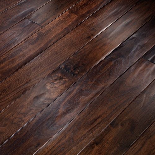 Parquet multistrato - CA' MARCELLO - FOGLIE D'ORO BY LATIFOGLIA - in noce americano / levigato / verniciato