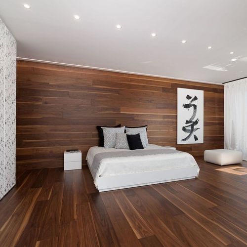 Parquet multistrato - CA' SETTE SOFT - FOGLIE D'ORO BY LATIFOGLIA - in noce americano / ponte di barca / levigato