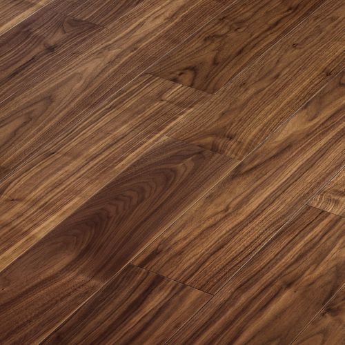 Parquet multistrato - CA' TOLOMEI - FOGLIE D'ORO BY LATIFOGLIA - in noce americano / ponte di barca / tinto