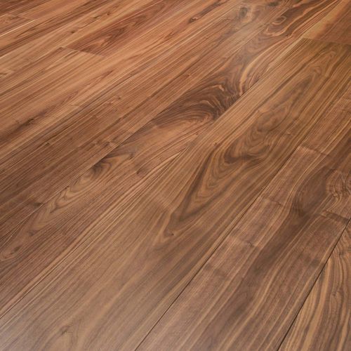 Parquet multistrato - CA' TOLOMEI SOFT - FOGLIE D'ORO BY LATIFOGLIA - in noce americano / ponte di barca / levigato