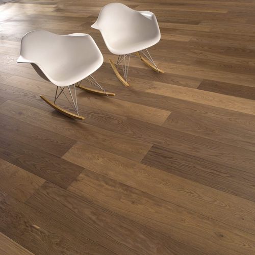 Parquet multistrato - CA' CORNER - FOGLIE D'ORO BY LATIFOGLIA - in rovere / ponte di barca / verniciato