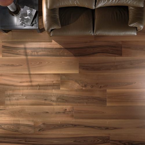 Parquet multistrato - JUMBO CA' BRIANI - FOGLIE D'ORO BY LATIFOGLIA - in noce / ponte di barca / verniciato