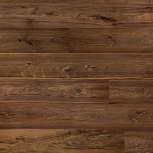 Parquet multistrato - JUMBO CA' FOSCOLO - FOGLIE D'ORO BY LATIFOGLIA - in noce americano / ponte di barca / verniciato