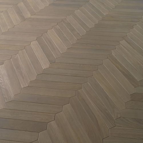 Parquet multistrato - JAZZ CA' NADAL - FOGLIE D'ORO BY LATIFOGLIA - in rovere / a spina di pesce / spazzolato