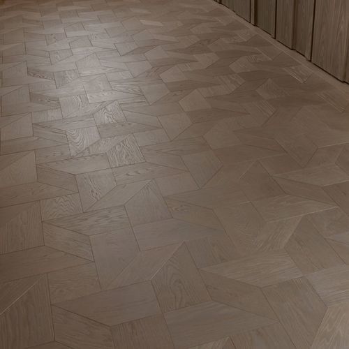 Parquet multistrato - DESIGN TRICOT - FOGLIE D'ORO BY LATIFOGLIA - in rovere / in noce / in noce americano