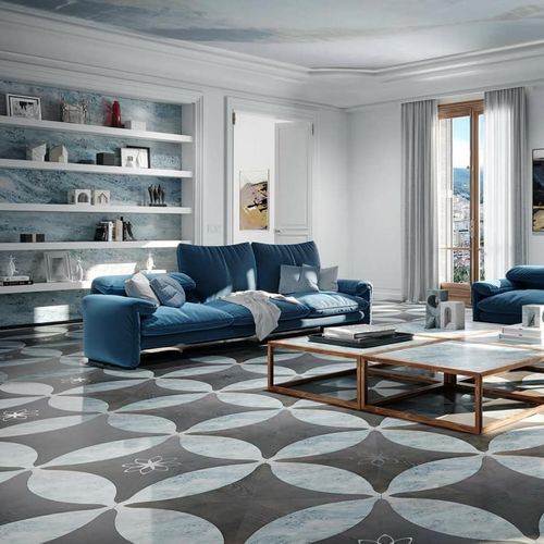 Parquet multistrato - DESIGN DIAMANTE LUX - FOGLIE D'ORO BY LATIFOGLIA - in rovere / in noce / in noce americano