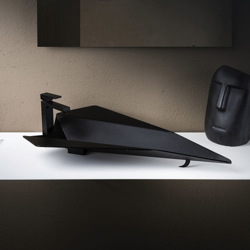 Lavabo da appoggio - PLANO - GRAZIANO RADIATORS - in acciaio inossidabile / senza foro / senza troppopieno