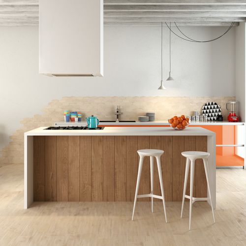 Piastrella in gres porcellanato - WALNUT - HERBERIA - finitura naturale / da interno / da pavimento