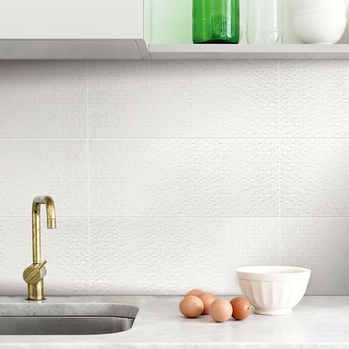 Piastrella in gres porcellanato - PEARL - HERBERIA - spazzolata / da interno / da parete