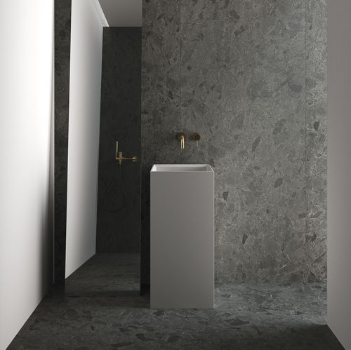 Piastrella in gres porcellanato - EME - LIVING CERAMICS - finitura naturale / da interno / da parete