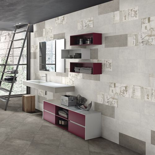 Piastrella in gres porcellanato - BOSTON - MARINER CERAMICHE - opaca / da bagno / da parete