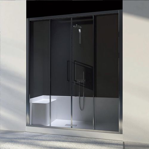 Box doccia in vetro - MUST - RELAX DESIGN - con porta scorrevole / rettangolare / in kit