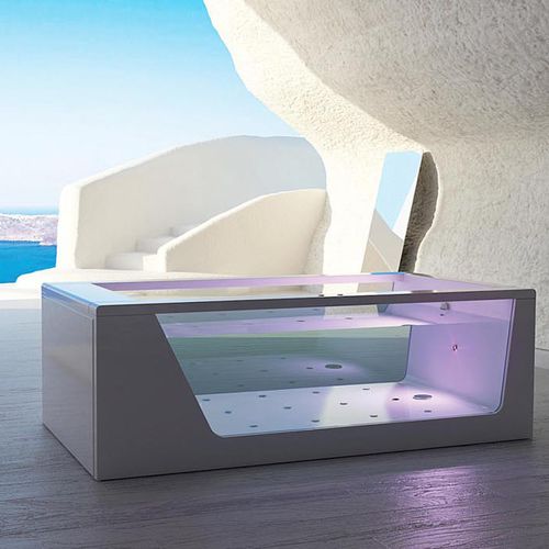 Vasca da bagno ad isola - AQUA - RELAX DESIGN - in resina / in pietra / in vetro