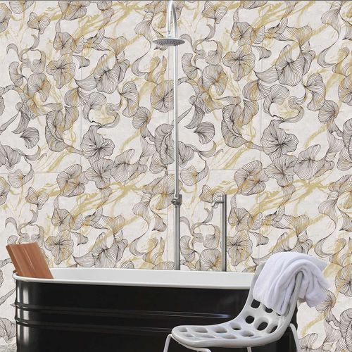 Piastrella in ceramica - NINFA - STUDIO ONE - levigata / da interno / da bagno