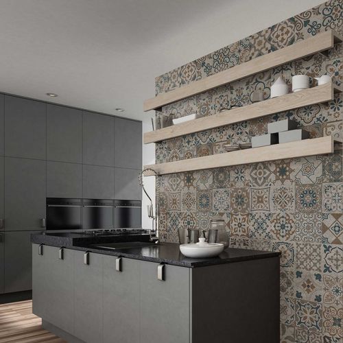 Piastrella in ceramica - CEMENTINE - STUDIO ONE - levigata / da interno / da cucina