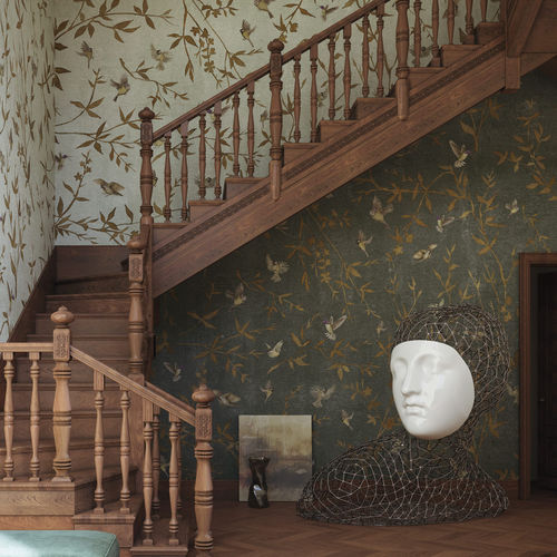 Carta da parati classica - OTTONE GARDEN - Tecnografica Italian Wallcoverings - in fibra di cellulosa / in tessuto non tessuto / in fibra di vetro