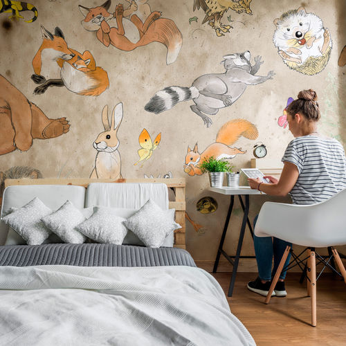 Carta da parati contemporanea - NOTTINGHAM - Tecnografica Italian Wallcoverings - in fibra di cellulosa / in tessuto non tessuto / in fibra di vetro