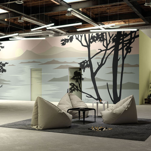 Carta da parati contemporanea - TERRE EMERSE, TRAMONTO - Tecnografica Italian Wallcoverings - in fibra di cellulosa / in tessuto non tessuto / in fibra di vetro