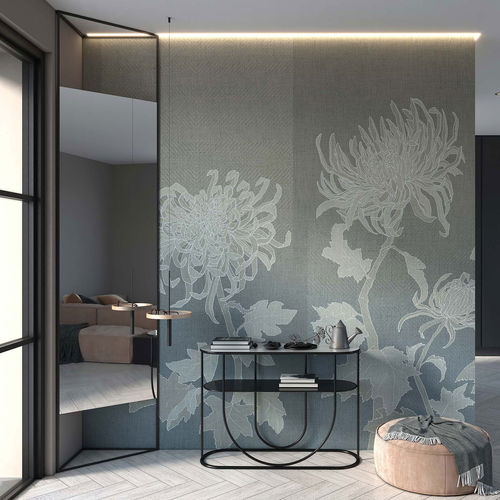 Carta da parati orientale - KIKU - Tecnografica Italian Wallcoverings - in fibra di cellulosa / in tessuto non tessuto / in fibra di vetro