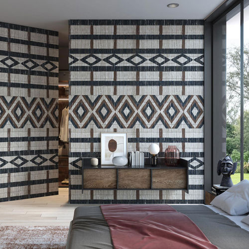 Carta da parati etnica - TIEBELÉ - Tecnografica Italian Wallcoverings - in fibra di cellulosa / in tessuto non tessuto / in fibra di vetro