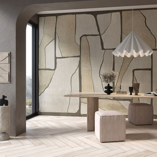 Carta da parati etnica - YAKOUBA - Tecnografica Italian Wallcoverings - in fibra di cellulosa / in tessuto non tessuto / in fibra di vetro