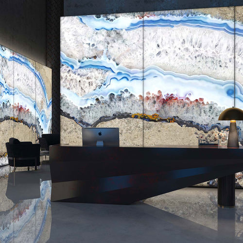 Pannello decorativo di rivestimento - GIANT AGATE - Tecnografica Italian Wallcoverings - da parete / per interni / per illuminazione