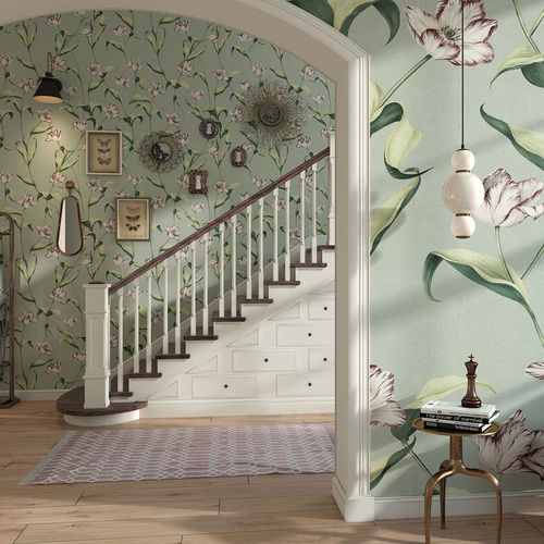 Carta da parati classica - CORDELIA - Tecnografica Italian Wallcoverings - in fibra di cellulosa / in tessuto non tessuto / in fibra di vetro