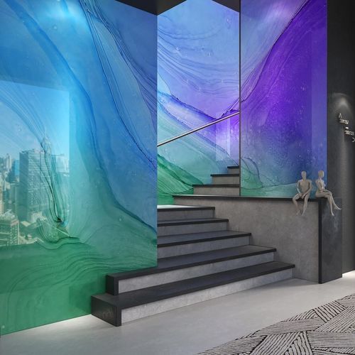 Pannello decorativo di rivestimento - TOMORROWLAND - Tecnografica Italian Wallcoverings - da parete / per interni / per illuminazione