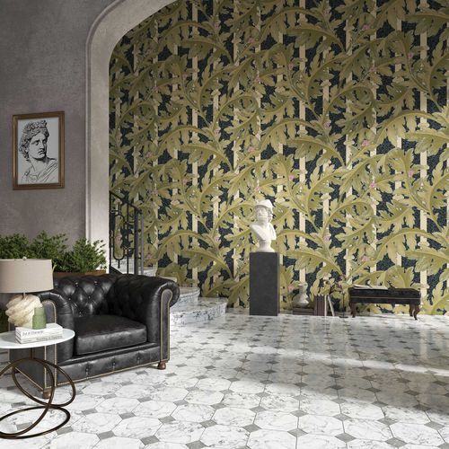 Carta da parati classica - ACANTHOS - Tecnografica Italian Wallcoverings - in fibra di cellulosa / in tessuto non tessuto / in fibra di vetro