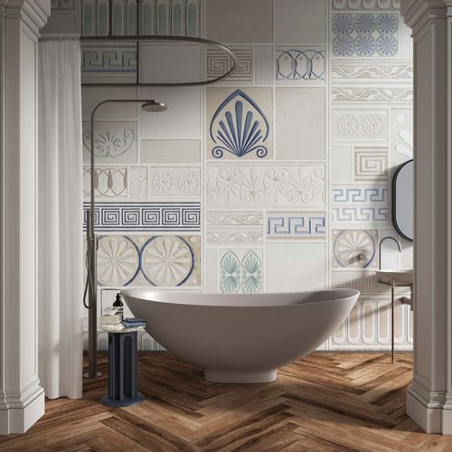 Carta da parati classica - CRETA - Tecnografica Italian Wallcoverings - in fibra di cellulosa / in tessuto non tessuto / in fibra di vetro