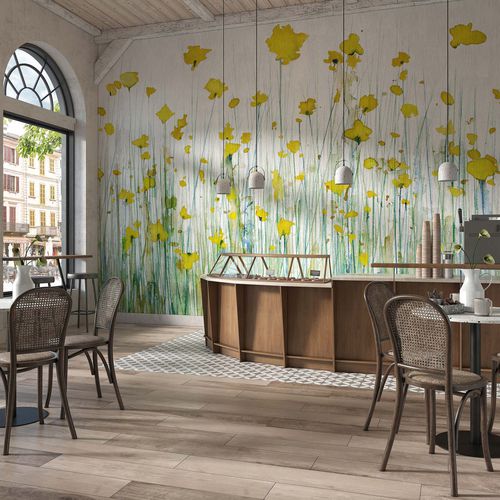 Carta da parati contemporanea - CAMPO DEI FIORI - Tecnografica Italian Wallcoverings - in fibra di cellulosa / in tessuto non tessuto / in fibra di vetro