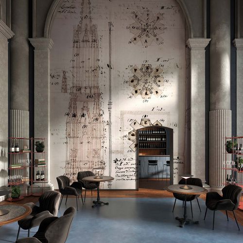 Carta da parati contemporanea - GUGLIE - Tecnografica Italian Wallcoverings - in fibra di cellulosa / in tessuto non tessuto / in fibra di vetro