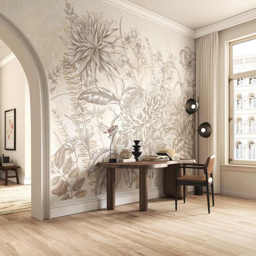 Carta da parati contemporanea - WILDFLOWERS - Tecnografica Italian Wallcoverings - in fibra di cellulosa / in tessuto non tessuto / in fibra di vetro