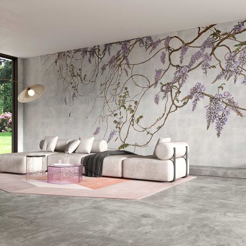 Carta da parati contemporanea - GLICINE - Tecnografica Italian Wallcoverings - in fibra di cellulosa / in tessuto non tessuto / in fibra di vetro