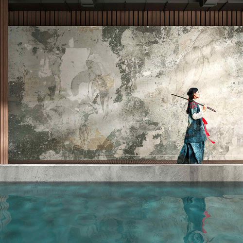 Carta da parati contemporanea - ARLOCK by MAD - Tecnografica Italian Wallcoverings - in fibra di cellulosa / in tessuto non tessuto / in fibra di vetro