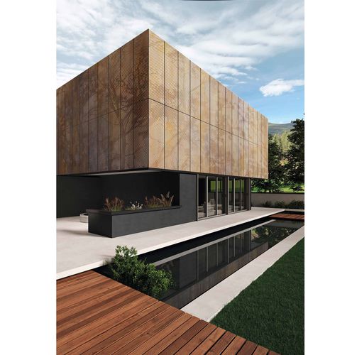 Pannello per facciata ventilata - TRACCE VIVENTI - Tecnografica Italian Wallcoverings - di rivestimento / leggero / resiste alle intemperie