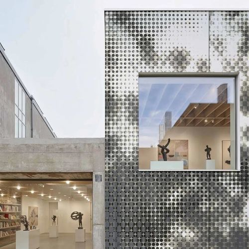 Lastra di paramento in alluminio - CORTEN MESH - Tecnografica Italian Wallcoverings - per facciate / per ristrutturazione / opaca