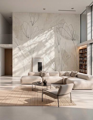 Carta da parati design minimalista - FILO - Tecnografica Italian Wallcoverings - in fibra di vetro / in fibra di cellulosa / in PVC