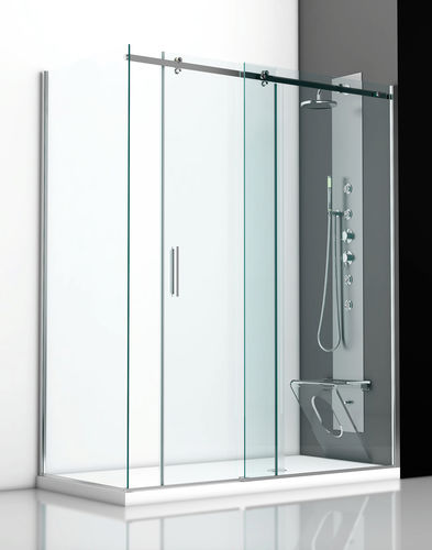 Parete doccia scorrevole - SME-PS - THERMO DESIGN - rettangolare / d'angolo / in vetro temprato