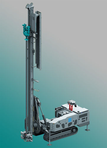 Perforatrice con motore diesel - C8 XP-2 - CASAGRANDE - Foundation Division - rotativa / per cantiere di costruzione / cingolata