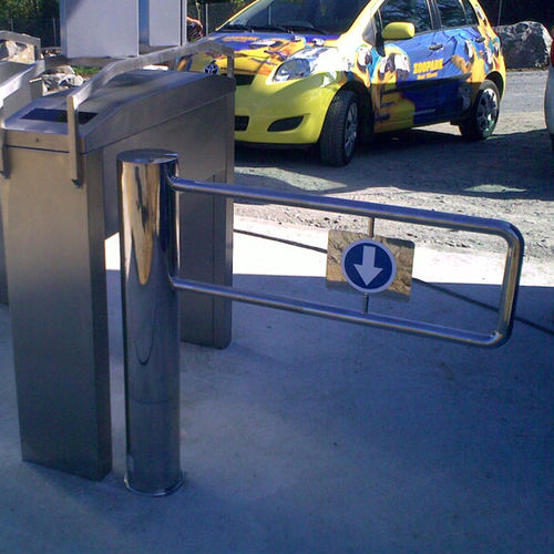 Barriera di controllo accessi - GATE-TS - TiSO - battente / in acciaio inossidabile / per edifici pubblici